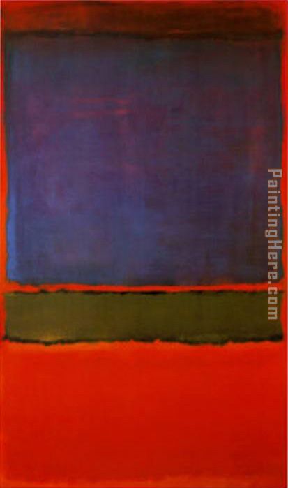 Mark Rothko No 6 Violet Green and Red